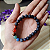 Pulseira Vulcânica 8mm; Chakras - Imagem 2