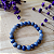 Pulseira Quartzo Azul 8mm; Comunicação - Harmonia - Equilíbrio - Imagem 1