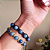 Pulseira Shambala Quartzo Azul 8mm; Comunicação - Harmonia - Equilíbrio - Imagem 1