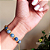 Pulseira Shambala Quartzo Azul 8mm; Comunicação - Harmonia - Equilíbrio - Imagem 2