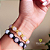 Pulseira Shambala Quartzo Rosa 8mm; Amor - Relacionamentos - Purifica - Imagem 1