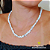 Choker Howlita 8mm; Cura Emocional - Paz - Equilíbrio - Imagem 1
