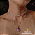 Choker Quartzo Rosa multifacetado; Amor - Relacionamentos - Purifica - Imagem 1
