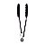 Pegador Inox com Ponta de Silicone 23cm (Preto) - Imagem 1
