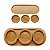 Petisqueira de Bambu Natural (4 Peças) - Imagem 3