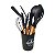 Kit 12 Utensílios de Cozinha em Silicone e Cabo de Madeira - Imagem 5