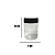 Pote Plástico Redondo Tampa Lisa - 250ml - Imagem 2