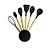 Kit 7 Utensílios de Cozinha em Silicone e Cabo de Madeira BK - Imagem 4