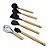 Kit 7 Utensílios de Cozinha em Silicone e Cabo de Madeira BK - Imagem 3