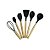 Kit 7 Utensílios de Cozinha em Silicone e Cabo de Madeira BK - Imagem 2