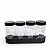 Porta Temperos Prateleira + 4 Potes 400ml Tampa Lisa - Imagem 3