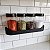 Porta Temperos Prateleira + 4 Potes 400ml Tampa Lisa - Imagem 9