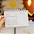 Calendário de mesa Medio A6 Horizontal - Coleção Fofa - Imagem 2