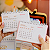 Calendário de mesa Medio A6 Horizontal - Coleção Fofa - Imagem 1