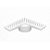 Ralo de Canto com Grelha Astra Branco RCANT1 - Imagem 1