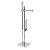 Papeleira Luxban Elegance Chão Com Reserva Cromada 417-CR - Imagem 1