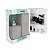 Kit Dispenser de Sabonete Líquido e Porta Creme Dental Stolf Smile Areia - Imagem 4