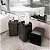 Kit Dispenser de Sabonete Líquido e Porta Creme Dental Stolf Smile Preto - Imagem 3
