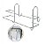Porta Toalha Toalheiro Duplo Para Box Stolf Cromado 1497 - Imagem 1