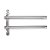 Toalheiro Luxban Stylus Bi Articulado 25cm Cromado 307-CR - Imagem 1