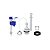 Kit p/ Caixa Acoplada Entrada Master Flux Saída Pneumático - Imagem 1
