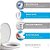 Assento Oval Astra TPK/AS-BG8 Almofadado Biscuit - Imagem 3