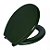 Assento Oval Astra TPK/AS-VD5 Almofadado Verde Escuro - Imagem 1