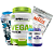Kit Vegan Protein 500g + Waxy Maize 800g + BCAA 100g + PREMIUM Creatina 100g + Coqueteleira - BRN Foods - Imagem 1