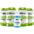 Kit 4x Vegan Protein 2kg + Creatina 100% Pura 300g - BRN Foods - Imagem 1