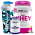 Kit Pink Whey Protein 2kg + PREMIUM Creatina 300g + Coqueteleira - BRN Foods - Imagem 1