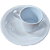 Prato E Caneca De Ágata Branca - Imagem 1
