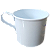 Prato E Caneca De Ágata Branca - Imagem 2
