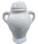 Quartinha Orixás Branco Com Asa 13 Cm Louça Umbanda - Imagem 1