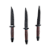 Punhal Preto E Vermelho 15cm - Imagem 2