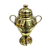 Quartinha Dourada De Latão Com Asa - Imagem 1