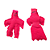 Boneco De Pano - Casal - Branco, Preto Ou Vermelho - Imagem 1