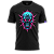 Camiseta Raving Skull Rage Three (Cor Preto) - Imagem 1