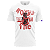 Camiseta Casual Rockin' (Cor Branco) - Imagem 1