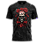 Camiseta Raving Heavy Roses (Cor Preto Marmorizado) - Imagem 1
