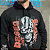 Moletom com capuz e bolsos laterais Raving Skull Based (Cor preto) - Imagem 2