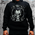 Moletom com capuz e bolsos laterais Raving Skull James - Imagem 2