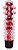 Vibrador Jelly Com Bolinhas - Vermelho - Imagem 1