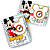 Kit Maternidade: ( Caderneta + Livro do Bebê ) -Mickey - Imagem 1