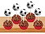 50 Tags Toppers Para Doces Docinhos Futebol M2 - Imagem 1