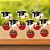 50 Tags Toppers Para Doces Docinhos Formatura Vermelho - Imagem 1