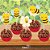 50 Tags Toppers Para Doces Docinhos Abelhinha - Imagem 2