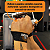 Strap de Academia Par Musculação Treino Segurança Força Punho Cor Preto Bulldozer - Imagem 5