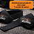 Strap de Academia Par Musculação Treino Segurança Força Punho Cor Preto Bulldozer - Imagem 7