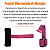 Kit Par Faixa Para Cotovelo + Par Strap Pro Com Munhequeira Pink - Imagem 5