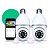 Kit 2 Câmeras Lâmpada IP Wifi 360° Yoosee Interna Externa - Imagem 1